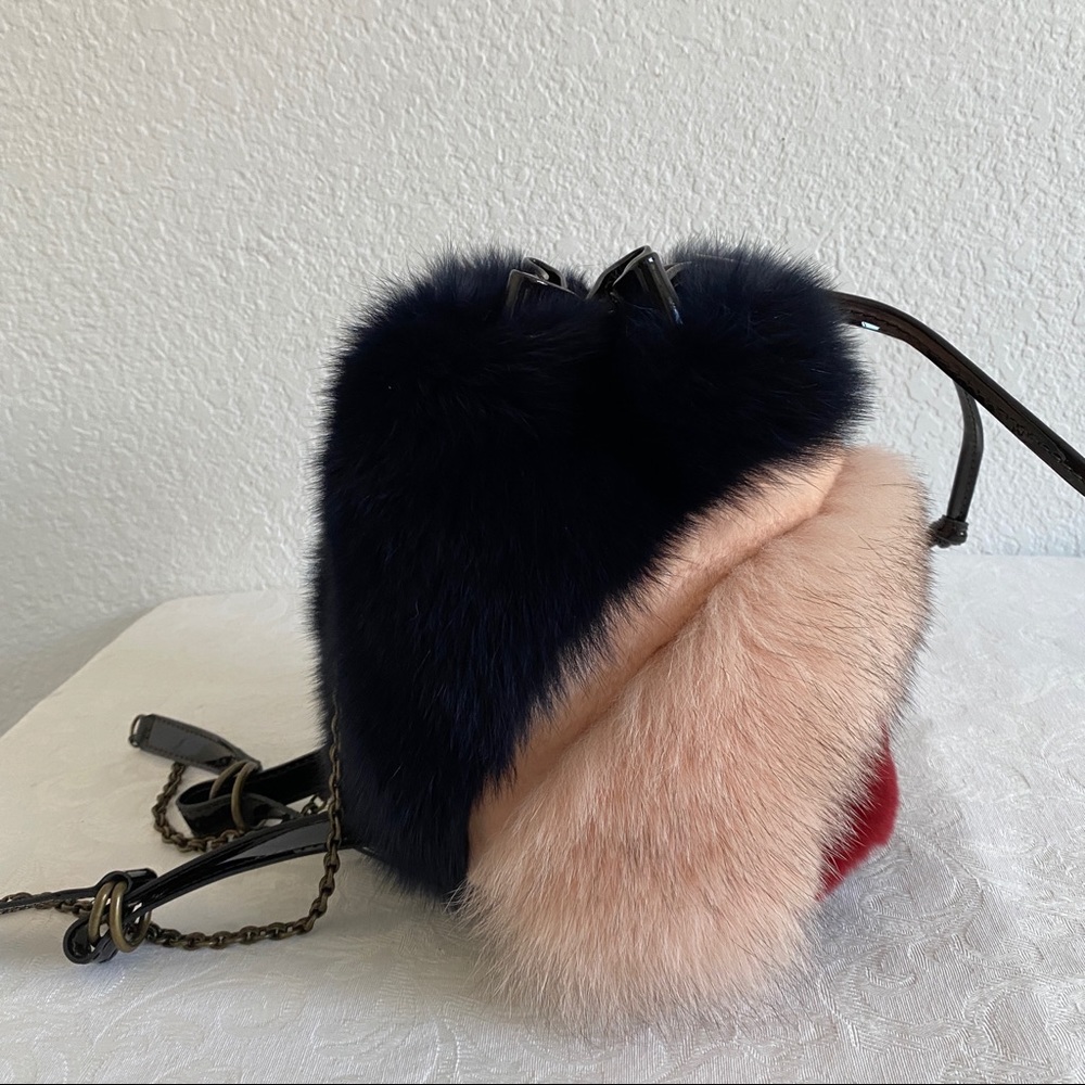 Mr and Mrs Italy fox fur Backpack - Picture 4 of 10